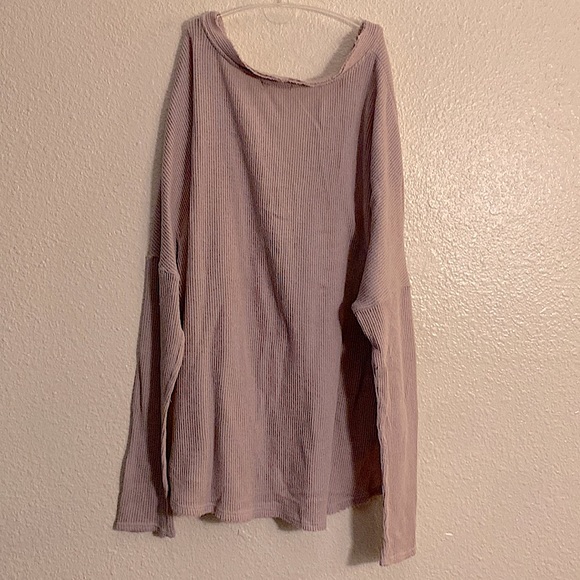 The Nines • Light Purple Ribbed Waffle Knit Button-Down Cardigan 💜 - Picture 6 of 7